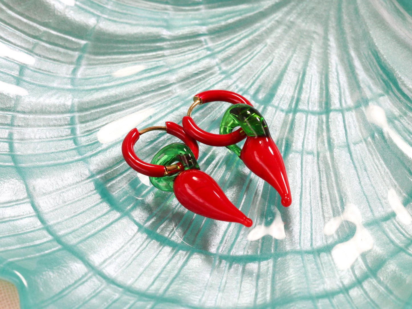 Chilli Pepper Ατσάλινα Σκουλαρίκια